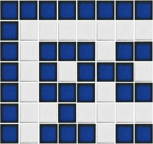 Greek Key Block Chain Border | Lyric Glazed Square | Porcelain - Image 15