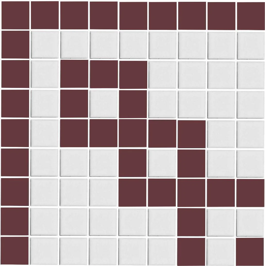 Greek Key Infinity Border | Square | Porcelain - Image 8