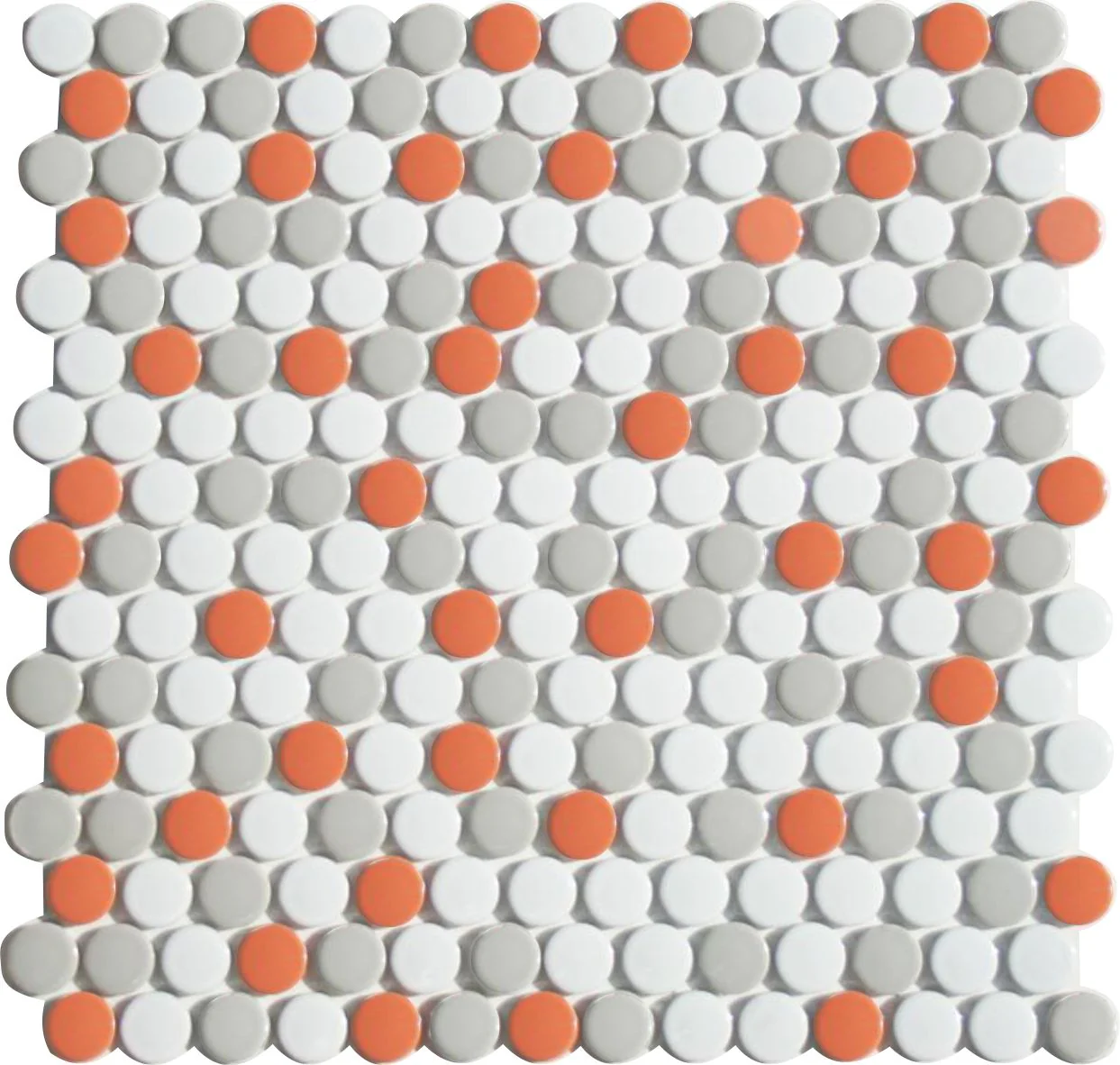 Lyric POP | Glazed Porcelain Penny Round Tile Blends - Image 8