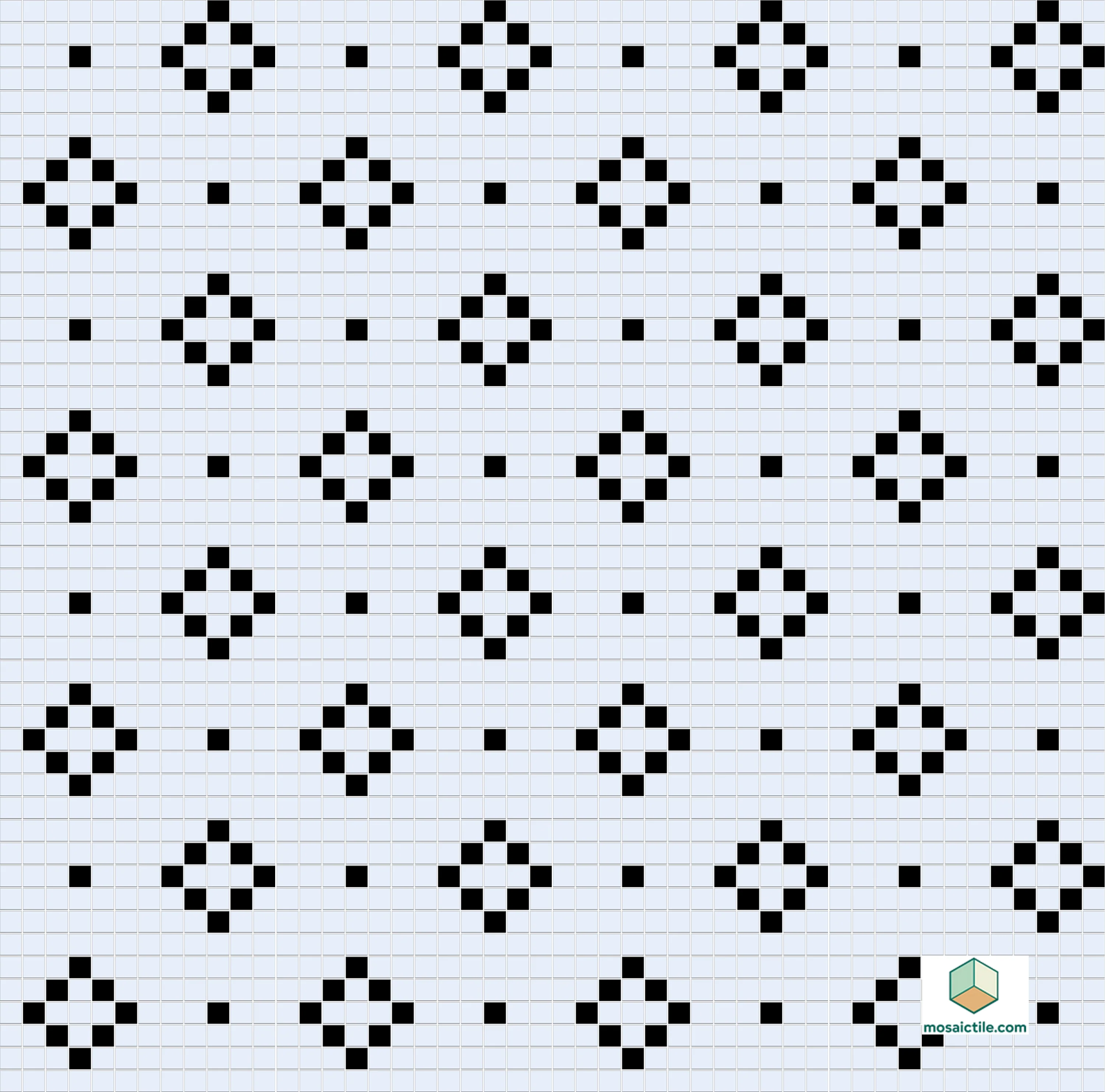 Nova - Modern Craftsman Square Porcelain Tile Pattern - Image 2