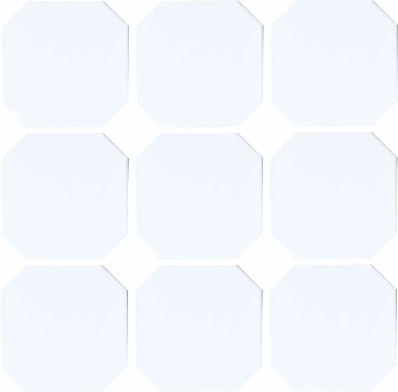 Retro Glazed Porcelain | 4" x 4" Octagon Tiles