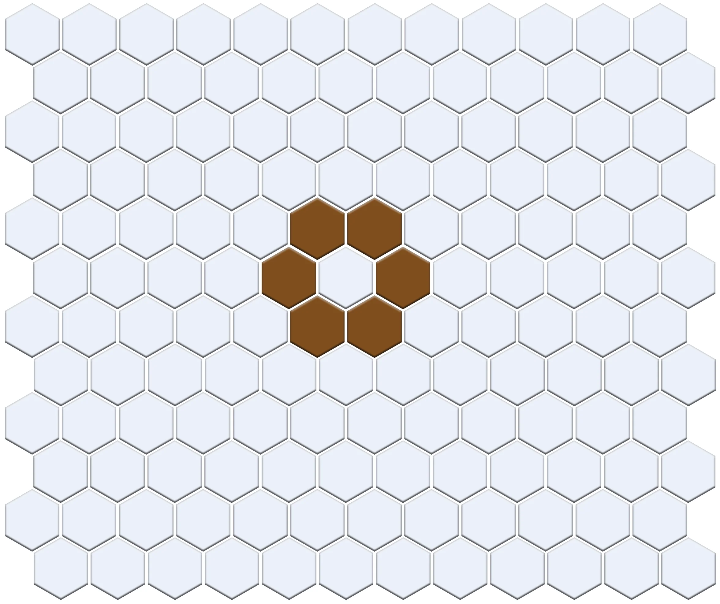 Retro Rosette | Pinnacle Hexagon Patterns - Image 58