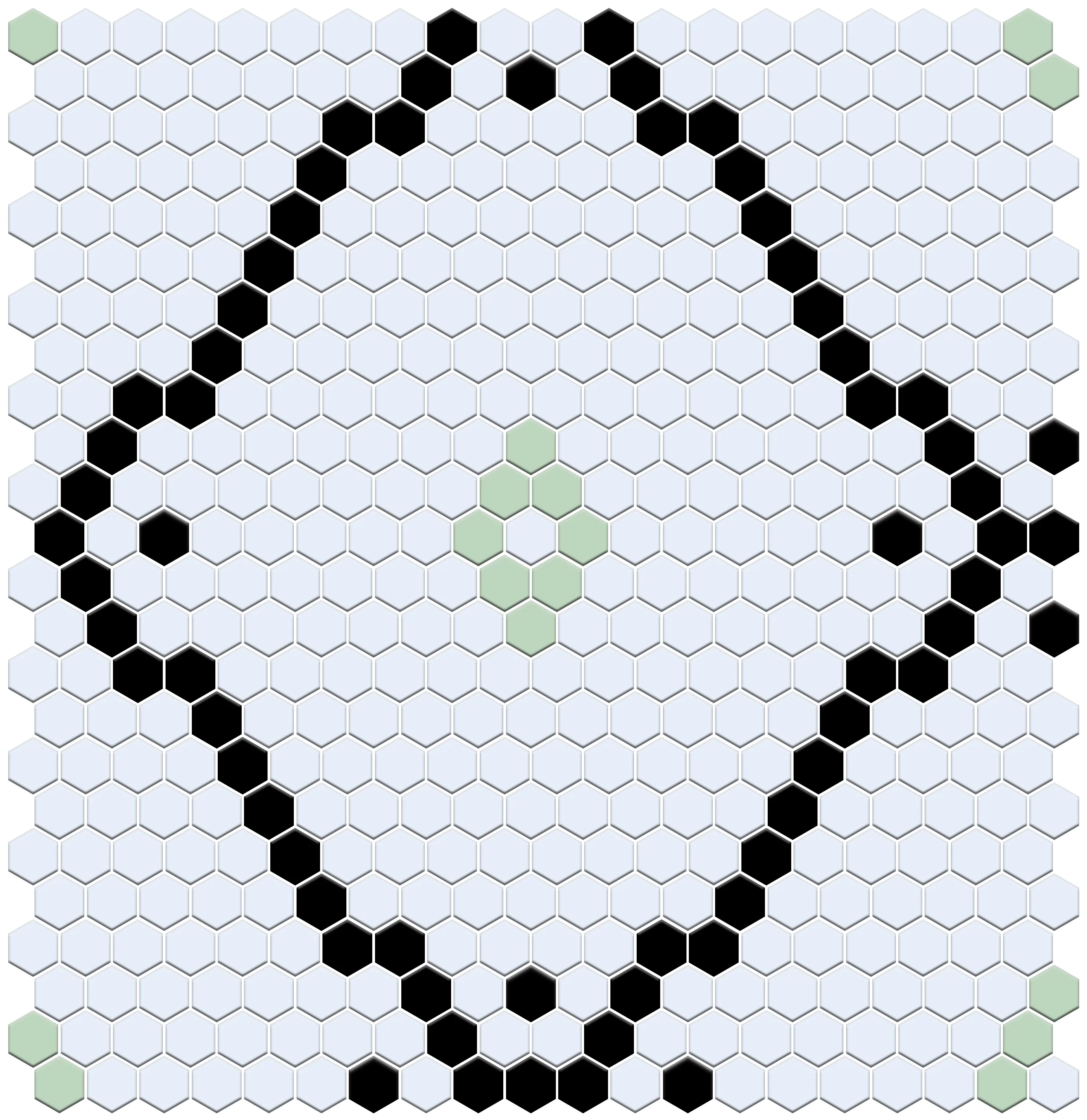 Satin Modage 4 pc. | Pinnacle Hexagon Patterns - Image 44