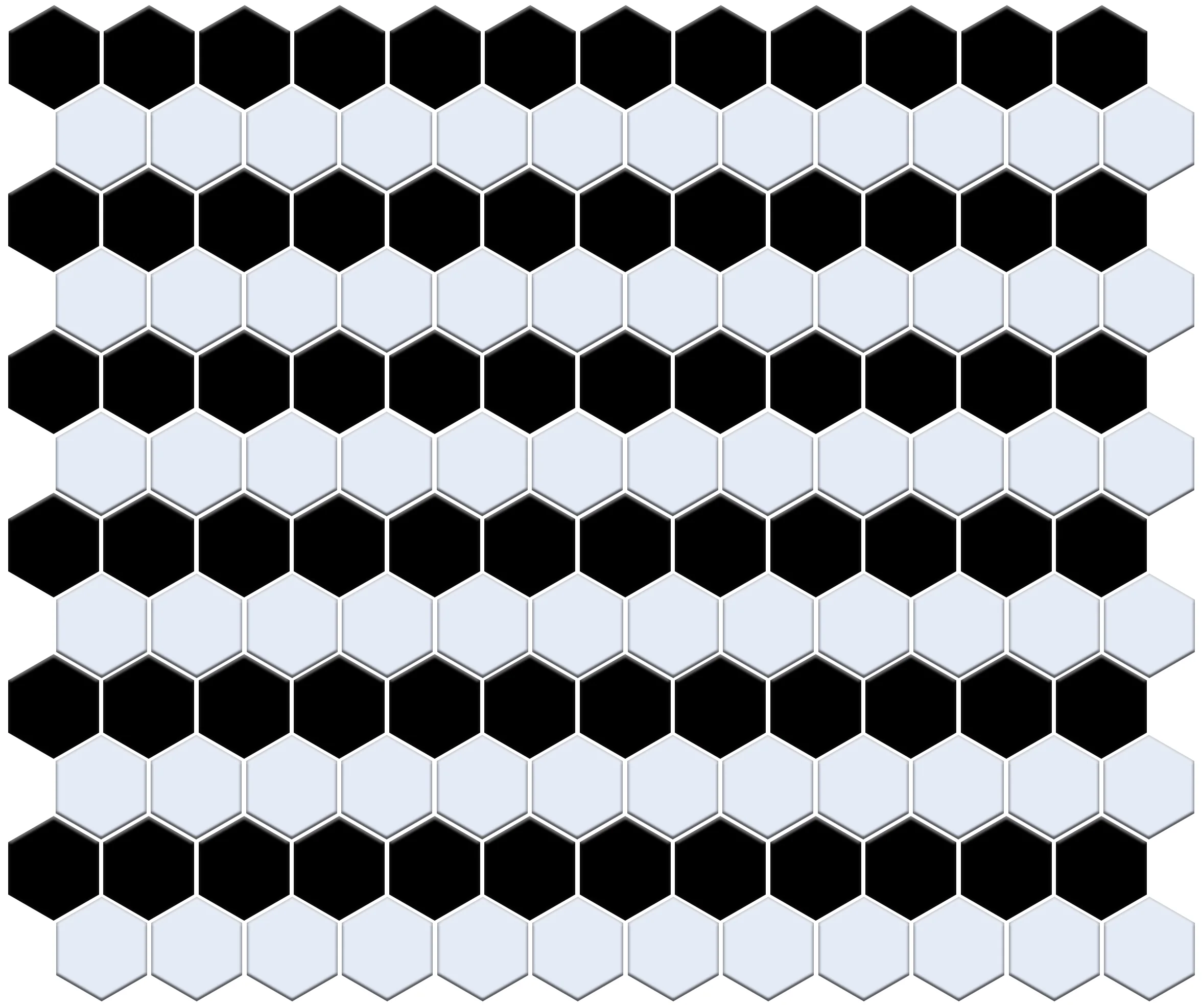 Stripes | Pinnacle Hexagon Patterns | Porcelain